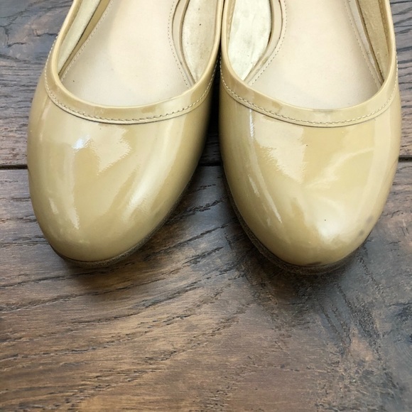 Via Spiga Beige Patent Flats - Size 5 - Picture 3 of 11